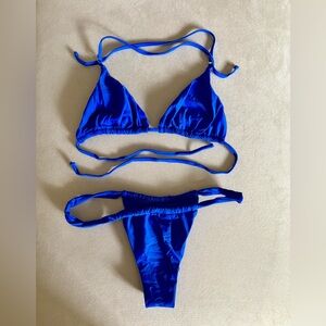 Vibrant Blue Bikini Set